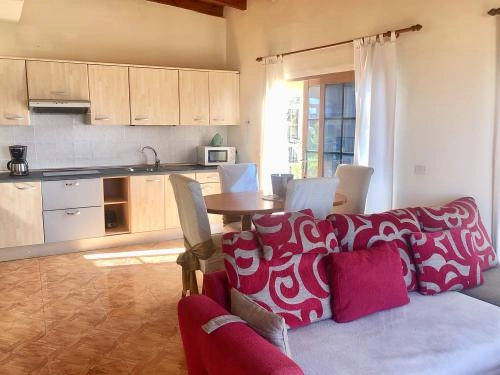 living room and kitchen